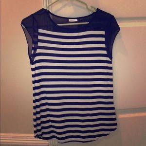 Black & white stripe shirt